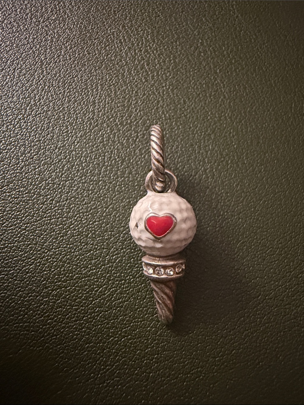 Brighton Golf Girl Charm J92492 Silver / Enamel